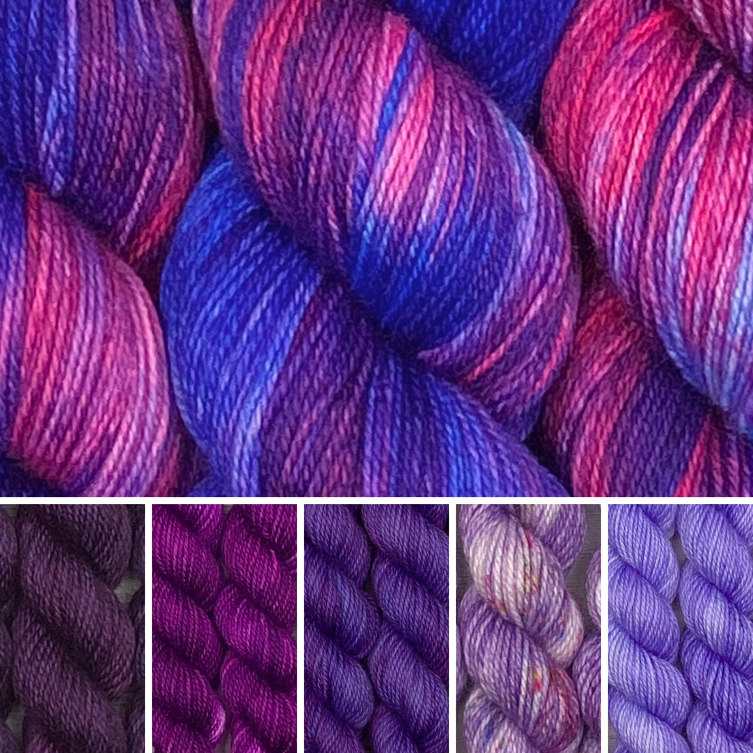 Cozy Up Knits January MAL - Multi-Coloured Shawl Yarn Suggestions