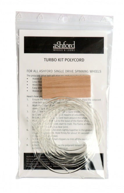 Ashford Turbo Kit Polycord (Single Drive Wheels)